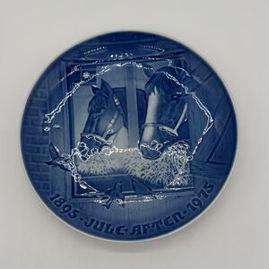 Vintage Bing & Grondahl Christmas In The Stable Collector Plate 1895-1975 #9175